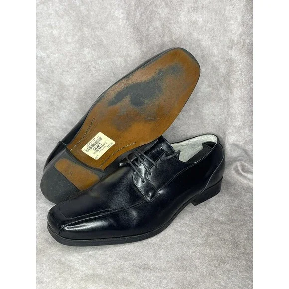 Stacy Adams Mens Hobart 24284-01 Size 12W Black Leather Oxford Dress Shoes Amazon.com | Stacy Adams Men Lawson Cap Toe Oxford Black 8  main image 3